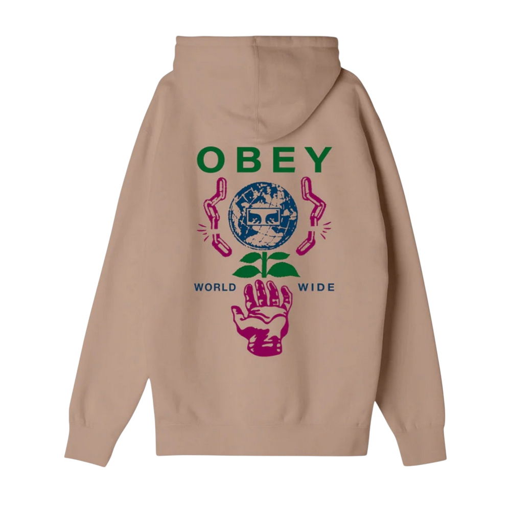 OBEY Helping Hand Ανδρικό Φούτερ Με Κουκούλα - 2